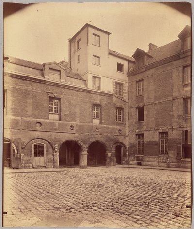 Hôtel Scipion Sardini alkotó: Eugène Atget