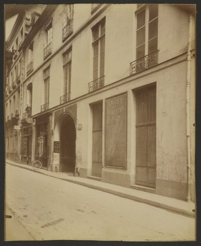 Hôtel de la Guillonière, Rue des Bons-Enfants 28., Richelieu itt lakott (1°) alkotó: Eugène Atget