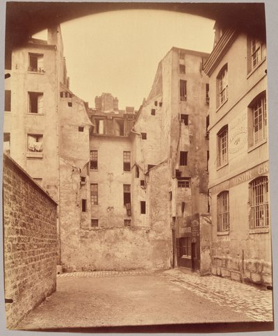 Du Bœuf zsákutca, rue Valette alkotó: Eugène Atget