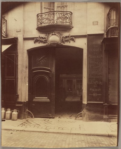 Ház, rue du Petit-Pont 10., lebontva alkotó: Eugène Atget