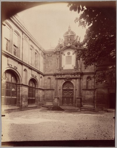 [Petit Luxembourg, Medici Mária oratóriumának ajtaja] alkotó: Eugène Atget