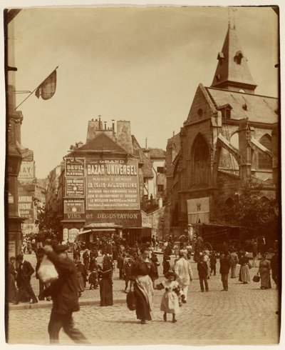 [Place Saint-Médard] alkotó: Eugène Atget