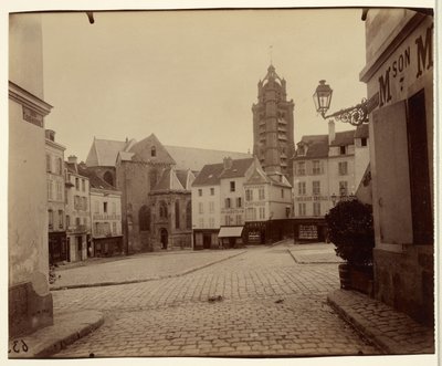 Pontoise, Place du Grand Martroy alkotó: Eugène Atget