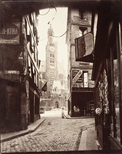 Montagne Sainte-Geneviève utca alkotó: Eugène Atget