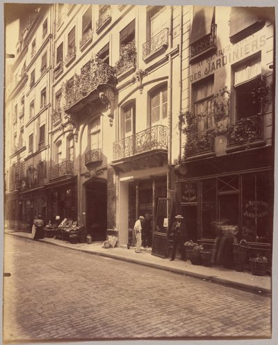 Rue du Petit-Pont alkotó: Eugène Atget