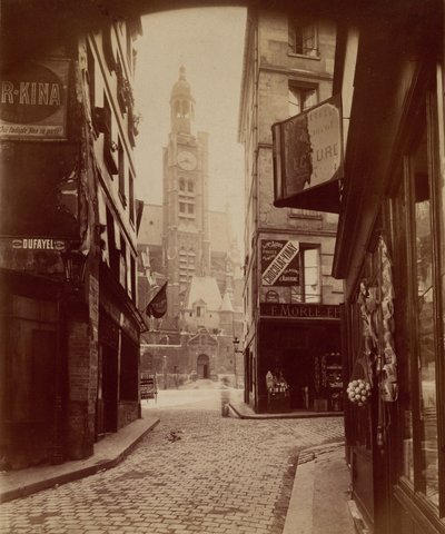 St. Étienne du Mont, Montagne Sainte-Geneviève utca alkotó: Eugène Atget