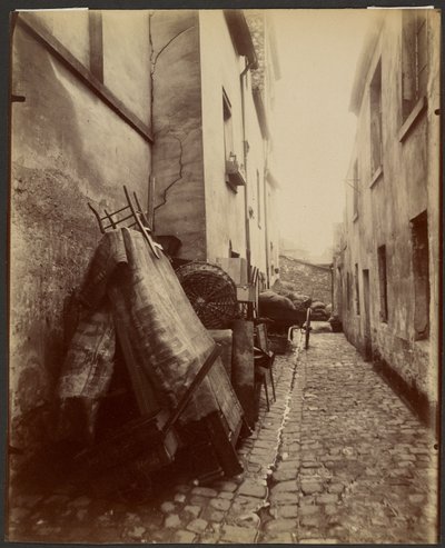A Cité Doré egy sarka, boulevard de la Gare alkotó: Eugène Atget