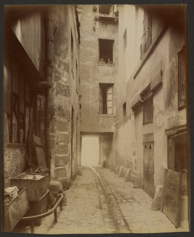 Régi udvar, Rue Quincampoix 22. (4.) alkotó: Eugène Atget