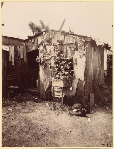 Egy rongyszedő háza alkotó: Eugène Atget