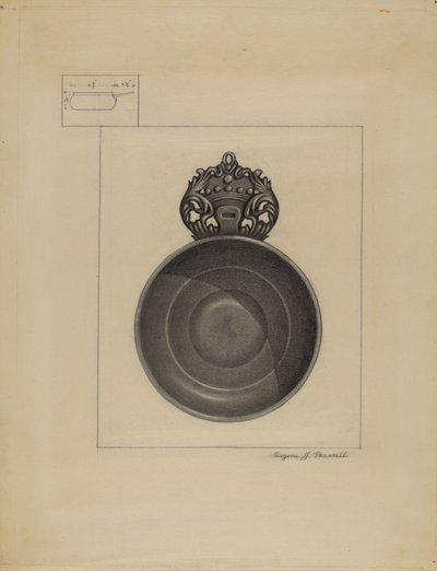 Pewter Porringer alkotó: Eugene Barrell