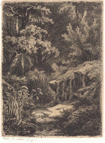 Le petit ruisseau A kis patak, 1849-ben jelent meg. alkotó: Eugene Bléry