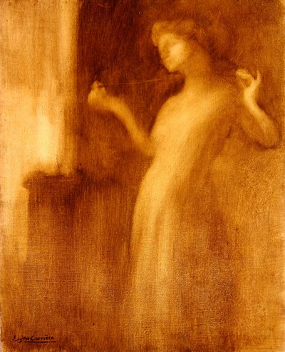 The Spinster, vagy The Broken Necklace (olaj, vászon) alkotó: Eugène Carrière