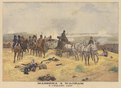 Massena marsall a wagrami csatában, 1809. július 6-án alkotó: Eugene Chaperon
