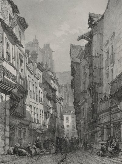 Festői és romantikus utazások az ókori Franciaországban. Bretagne.... alkotó: Eugene Ciceri
