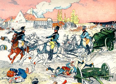 Az első francia birodalom katonai szállítása alkotó: Eugene Courboin
