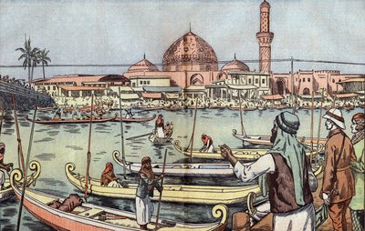 Mada Ashar, illustration by Damblans from french paper "Le Pelerin" january 29 alkotó: Eugene Damblans
