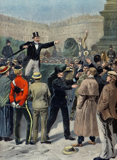 Béketüntetés a búr háború idején, London alkotó: Eugene Damblans