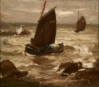 Racing Along the Coast (olaj, vászon) alkotó: Eugene Dekkert