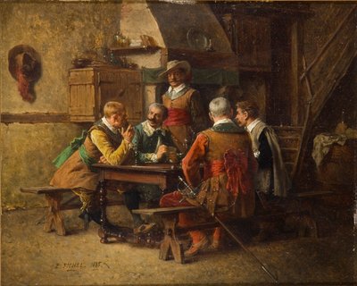 Szolgálaton kívül, 1885 alkotó: Eugene Fichel
