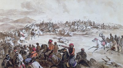 Abd el-Kader törzsének (1808-83) elfogása Henri d