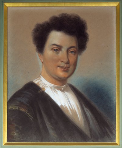 Alexandre Dumas Pere portréja (1802-1870) Eugene Giraud (1806-1881) pasztellfestménye 1830. Villers Cotterets, Alexandre Dumas Múzeum alkotó: Eugene Giraud