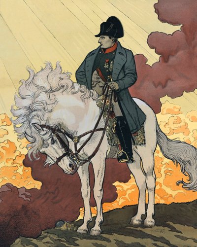I. Bonaparte Napóleon új élete (1769-1821). 1894 Eugene Samuel GRASSET (1845-1917) litográfiája megjelent a „The Century Magazine”-ban. Magángyűjtemény. alkotó: Eugene Grasset