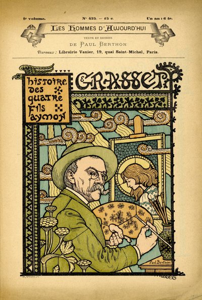 A The Men of Today, 425. szám borítója, Paul Berton (1872-1909) illusztrációja: Art, Art Nouveau - Painters artists, Grasset Eugene (1845-1917) alkotó: Eugene Grasset