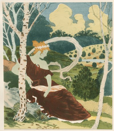 Az erdőben, 1899. alkotó: Eugene Grasset