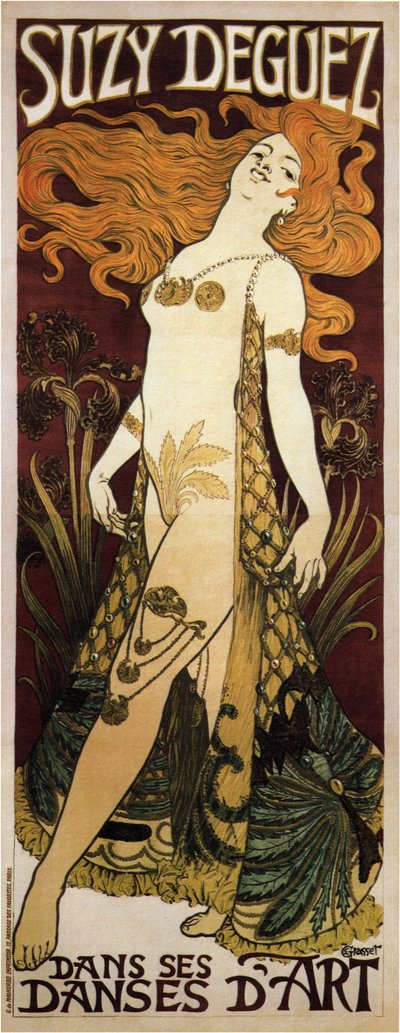 Suzy Deguez, 1905 alkotó: Eugene Grasset
