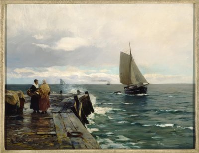 E. Dücker, A Balti-tenger partján alkotó: Eugene Gustav Dücker