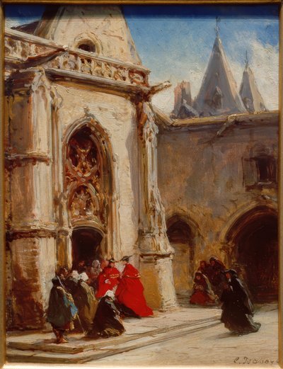 A katedrális bejárata alkotó: Eugene Isabey