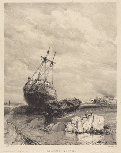 Apály alkotó: Eugene Isabey