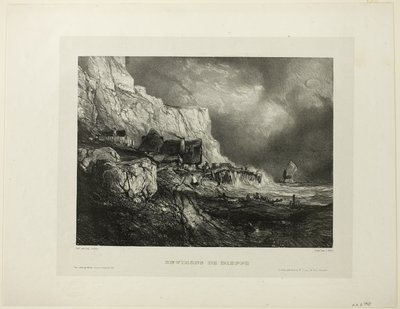 Dieppe közelében, a Six Marines egyik táblája alkotó: Eugene Isabey