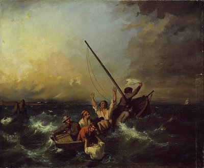 Hajótörés alkotó: Eugene Isabey