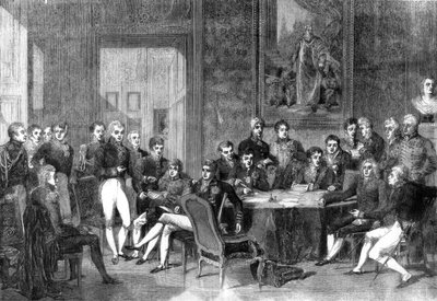 Bécsi Kongresszus, 1856. alkotó: Eugene Isabey