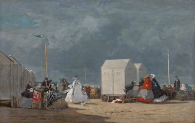 Közeledik a vihar, 1864. alkotó: Eugene Louis Boudin