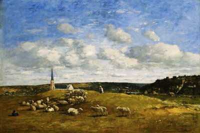 Deauville, 1870-1874 alkotó: Eugene Louis Boudin