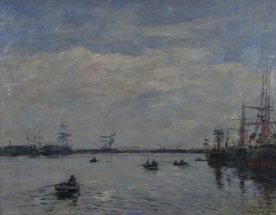 Le Havre, 1888 alkotó: Eugene Louis Boudin