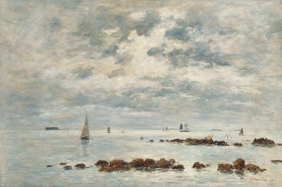 Apály, Saint Vaast la Hougue, 1892 alkotó: Eugene Louis Boudin