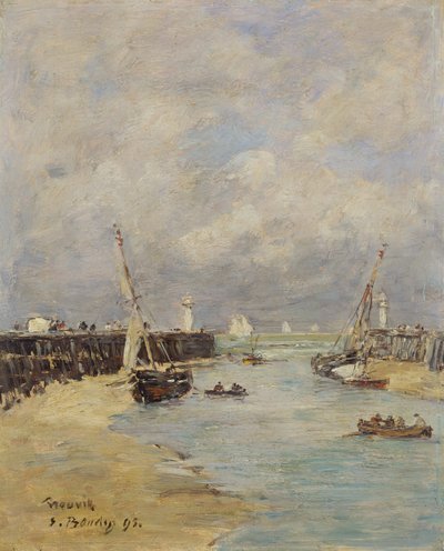 Apály Trouville-ben, 1895 alkotó: Eugene Louis Boudin