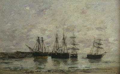 Portrieux, 1869 alkotó: Eugene Louis Boudin