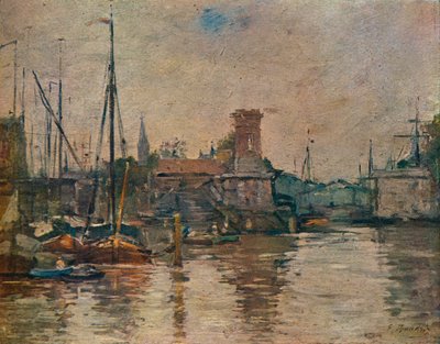Hajózás, 19. század alkotó: Eugene Louis Boudin