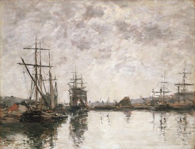 A deauville-i medence, 1890 alkotó: Eugene Louis Boudin