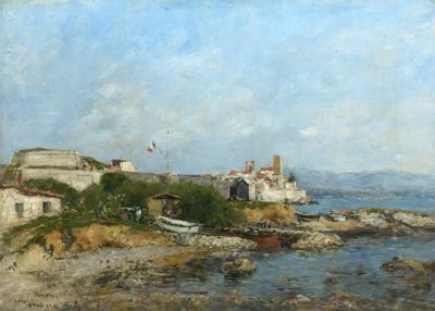 Antibes-i erődítmények, Franciaország, 1893 alkotó: Eugene Louis Boudin
