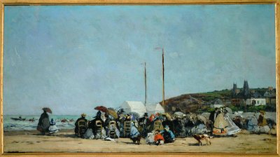 A Trouville-i strand alkotó: Eugene Louis Boudin