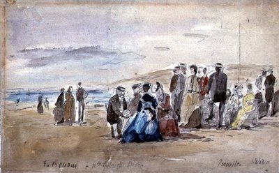 Trouville alkotó: Eugene Louis Boudin