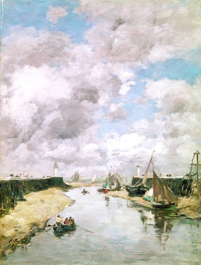 Trouville, 1884 alkotó: Eugene Louis Boudin