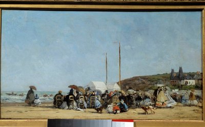 Trouville tengerpart alkotó: Eugene Louis Boudin