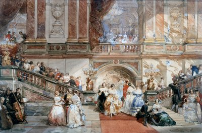 Bál a Hotel de Ville-ben, 1860 alkotó: Eugene Louis Lami