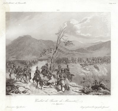 Puerto de Miravete-i harc alkotó: Eugene Louis Lami
